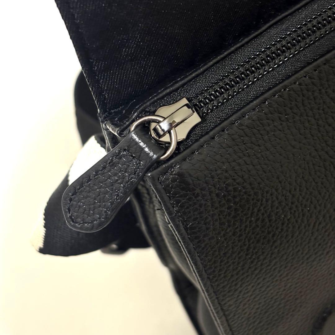 極美品 イアパピヨネ ワイドテープショルダーバッグ ボディバッグ ダルメシアン