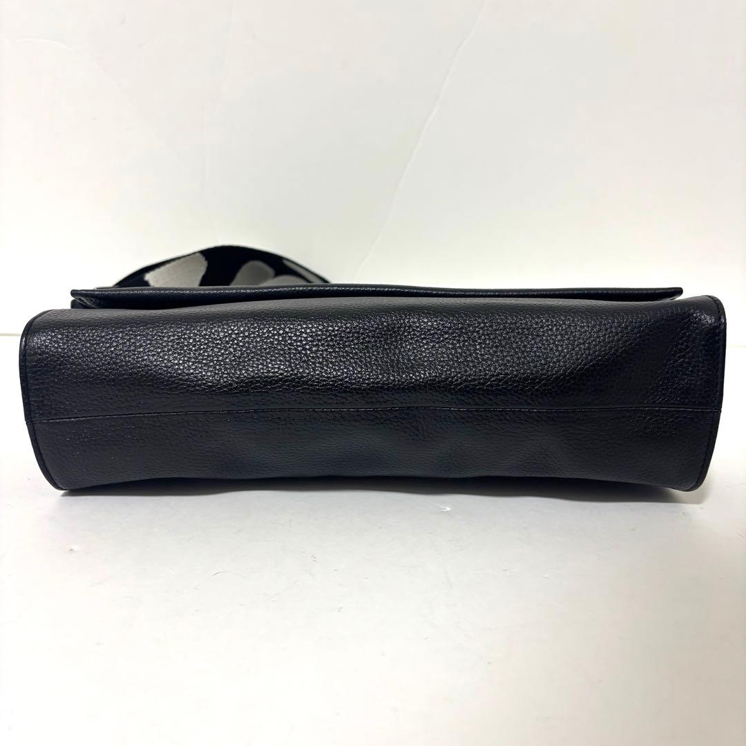 極美品 イアパピヨネ ワイドテープショルダーバッグ ボディバッグ ダルメシアン