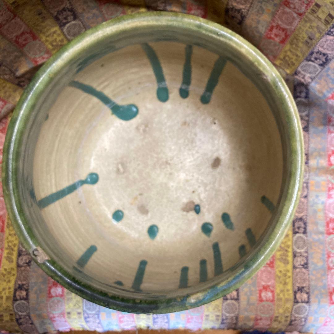 水屋のための織部の水指 高25×口27.5×幅