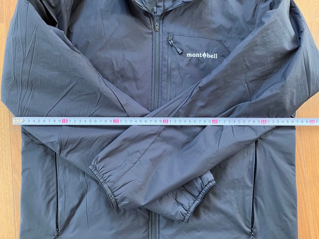 【2025版】モンベル EXライトサーマラップジャケット　ブラック