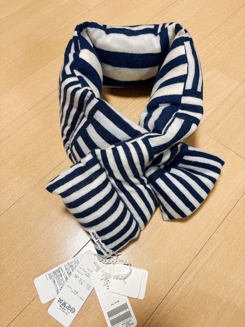 mina perhonen ミナペルホネン カシミヤダウンマフラー - メルカリ