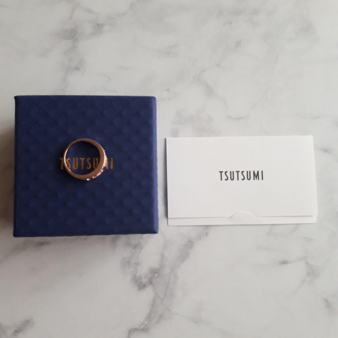 TSUTSUMI ジュエリーツツミ K10 リング 指輪 アメジスト ダイヤ