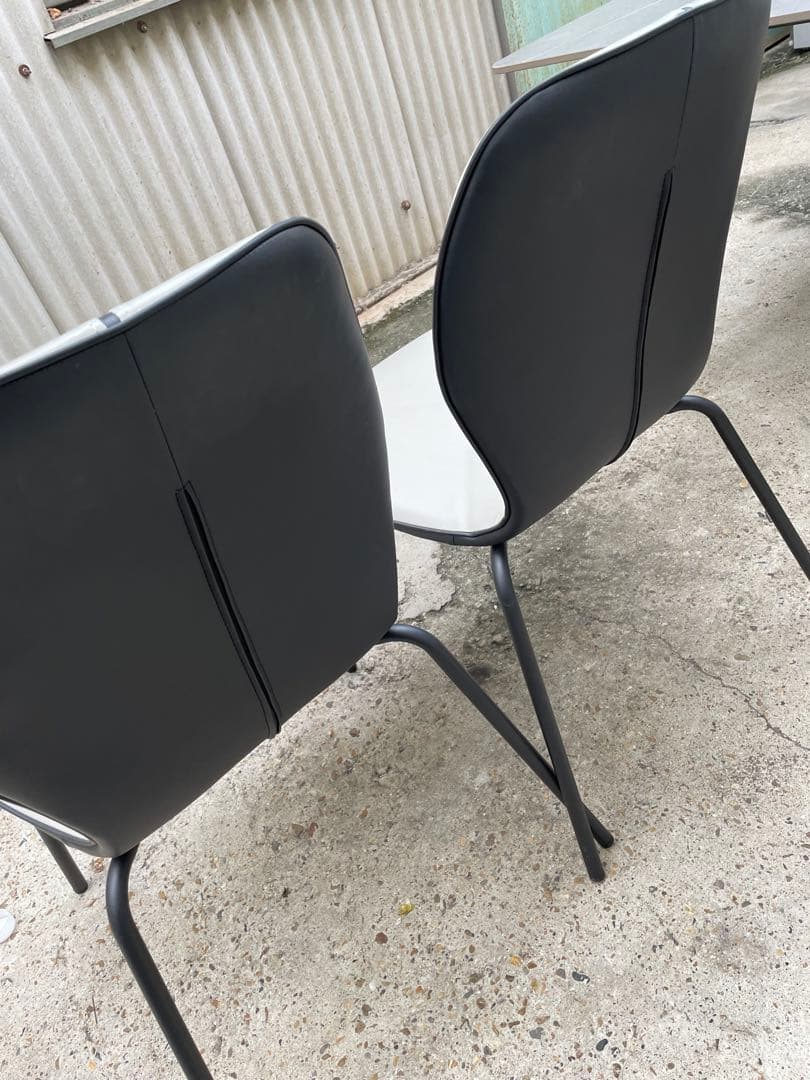 近隣配達可能　美品　インテリア岩永　セラミック製　ダイニングセット