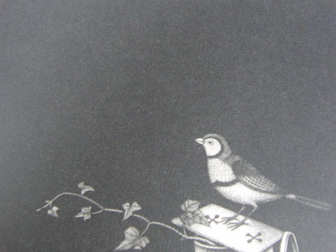 長谷川潔、飼馴らされた小鳥（西洋将棋等）、厳選、希少画集・額装画