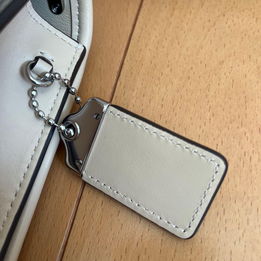 COACH ショルダーバッグ バンディット ツイード クロスボディ レザー