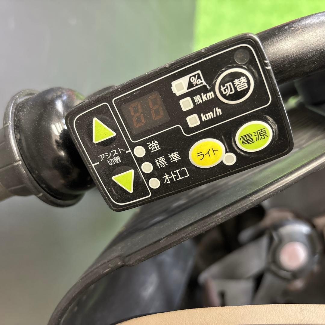 電動自転車 YAMAHA PAS kiss カーキ　3人乗り対応　82