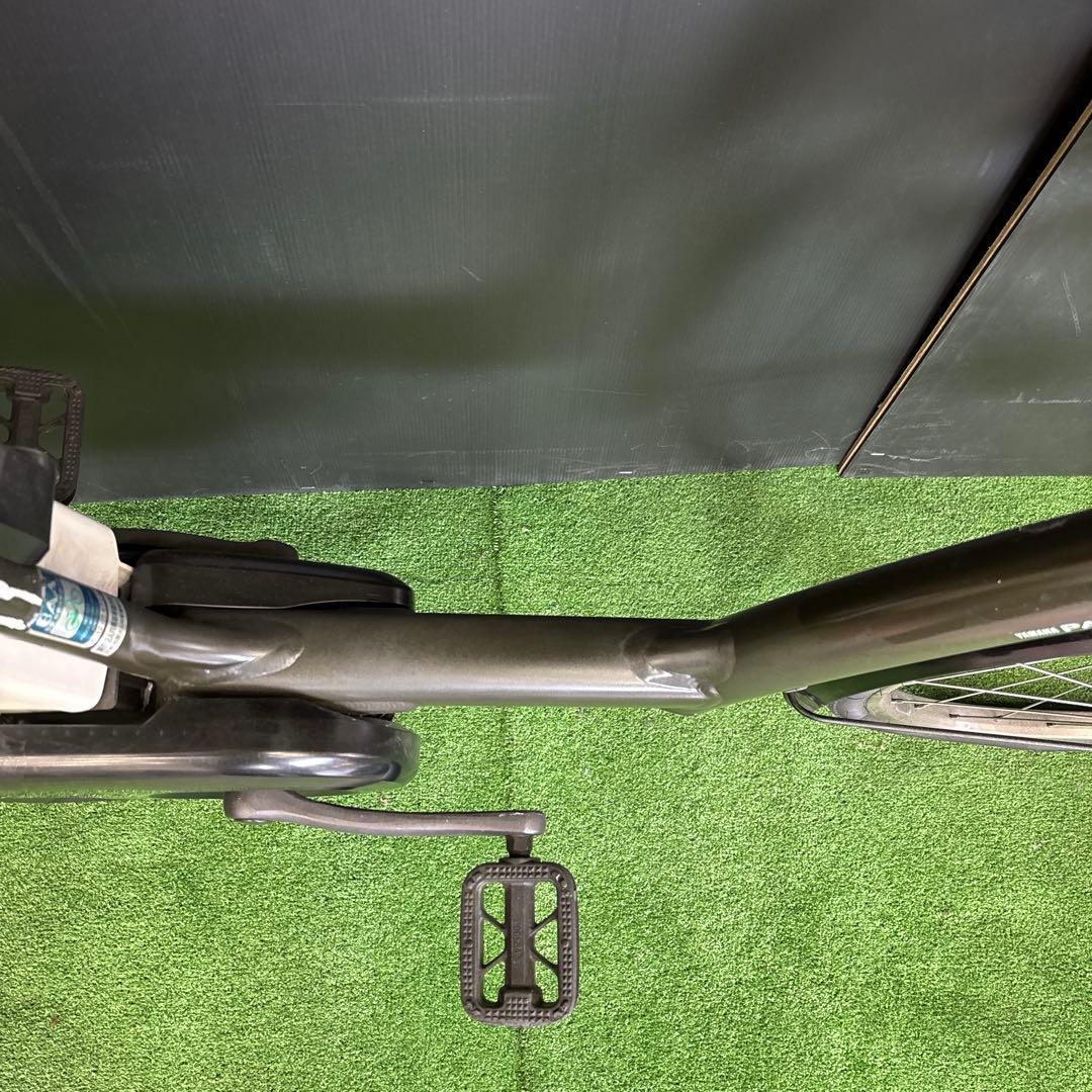 電動自転車 YAMAHA PAS kiss カーキ　3人乗り対応　82