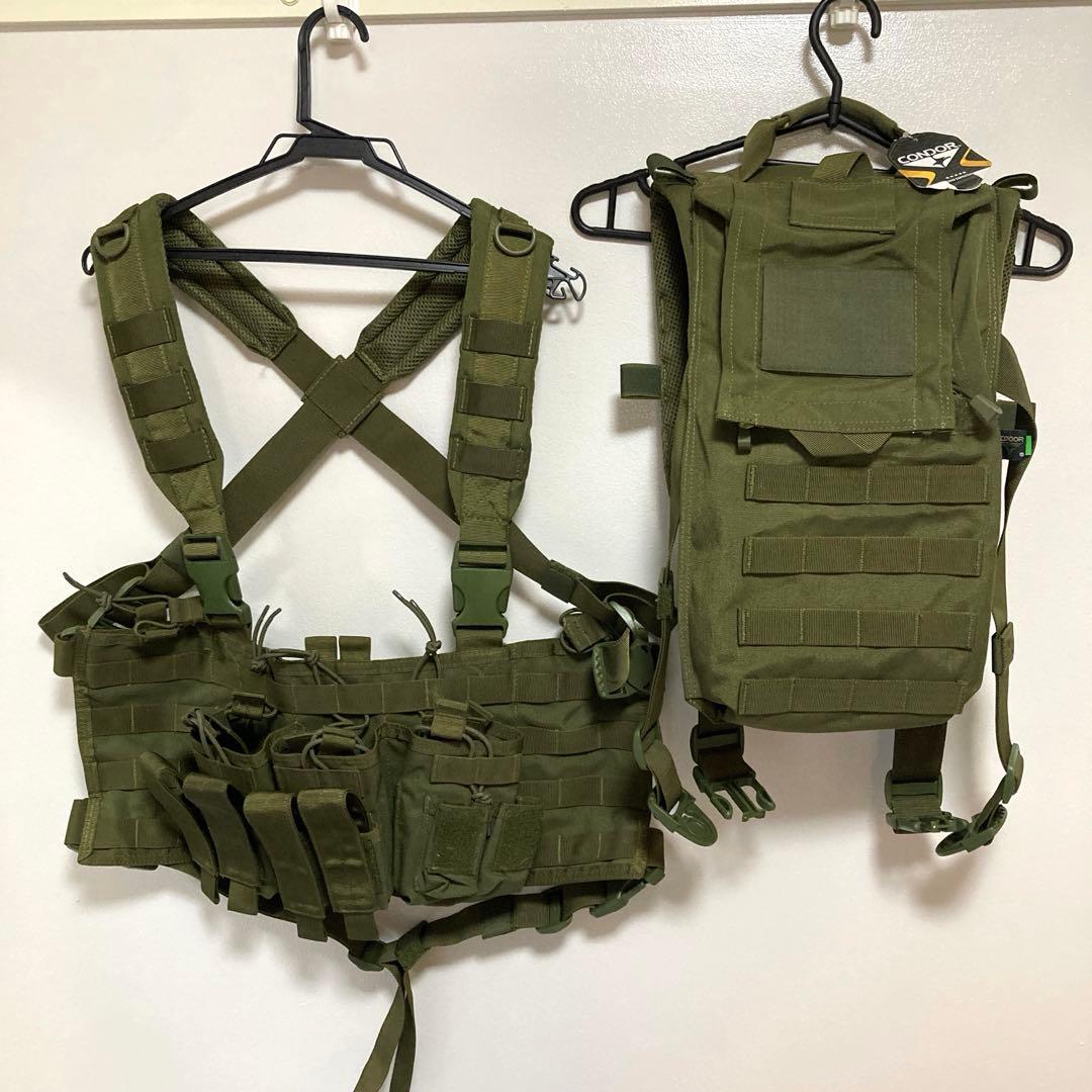 condor チェストリグ　OD 付け替えハイドレーション用バッグ(未使用) condor チェストリグ OD 付け替えハイドレーション用バッグ(未使用)