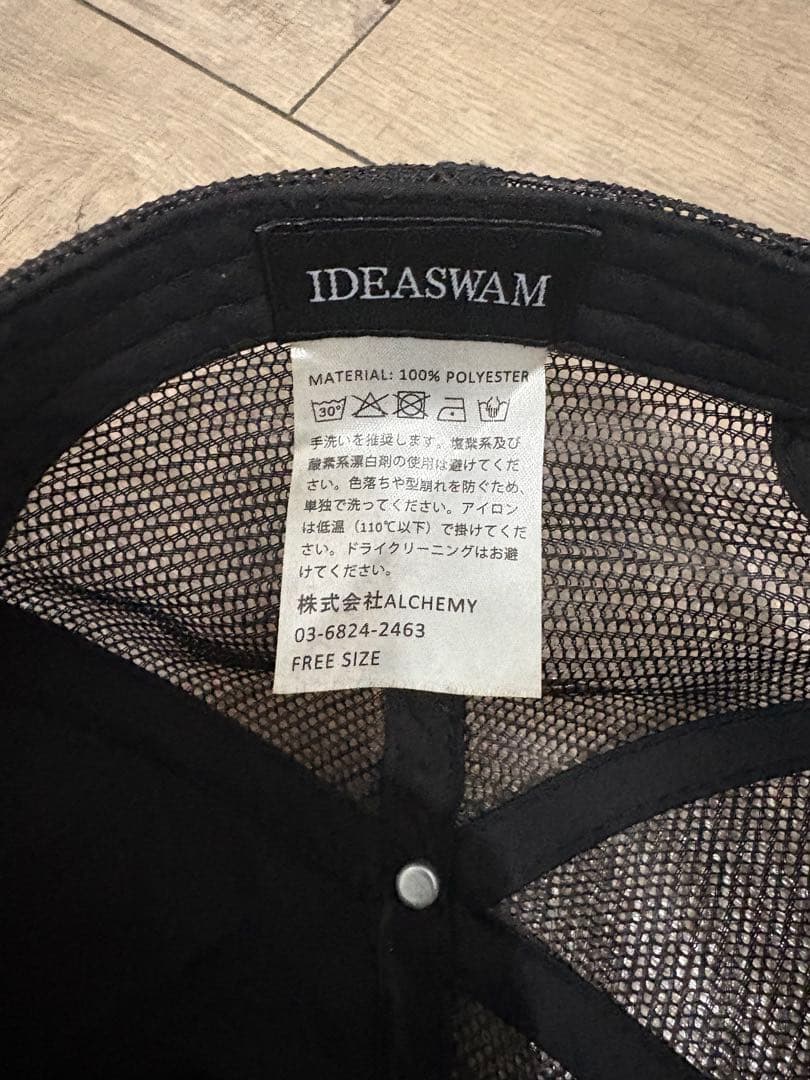 IDEASWAM バラ刺繍キャップ フリーサイズ