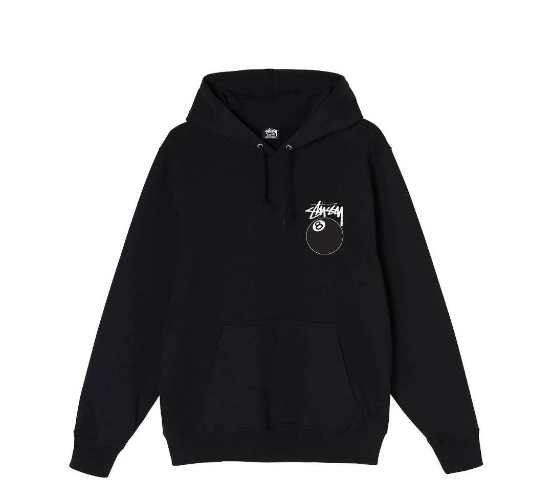 ステューシー 8 BALL HOODIE スウェット フードパーカー☆黒☆L