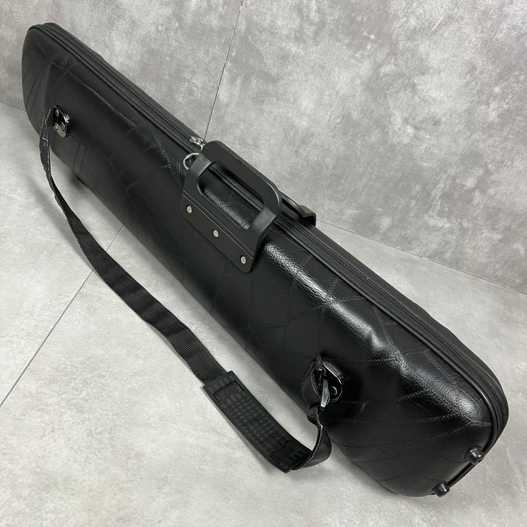 希少　科韻楽器　極品　蘇州二胡　柳城碧藍煙外染　べっ甲　彫刻絵　弓　レザーケース