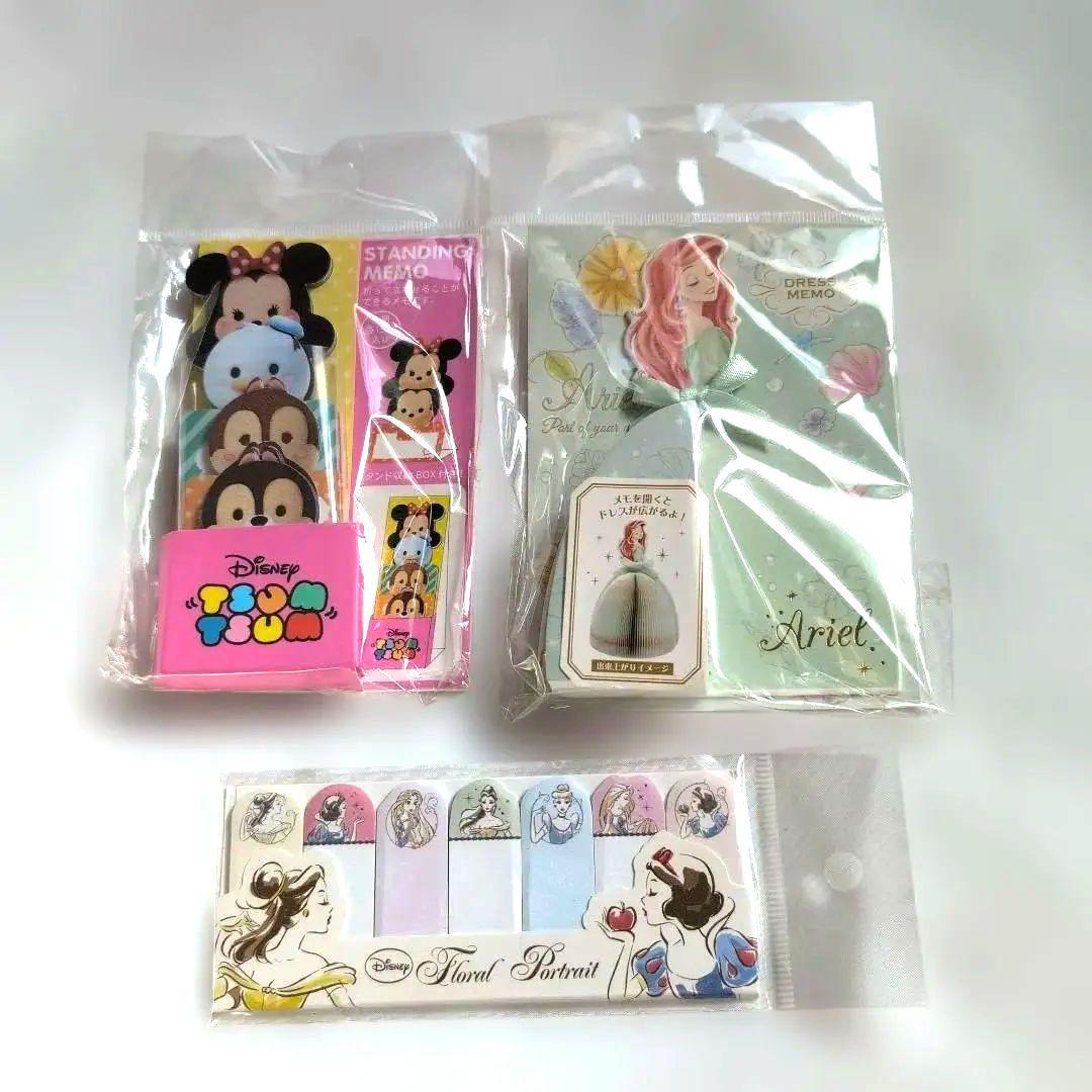 ディズニー プリンセス ドレスメモ スタンディングメモ 付箋 アリエル