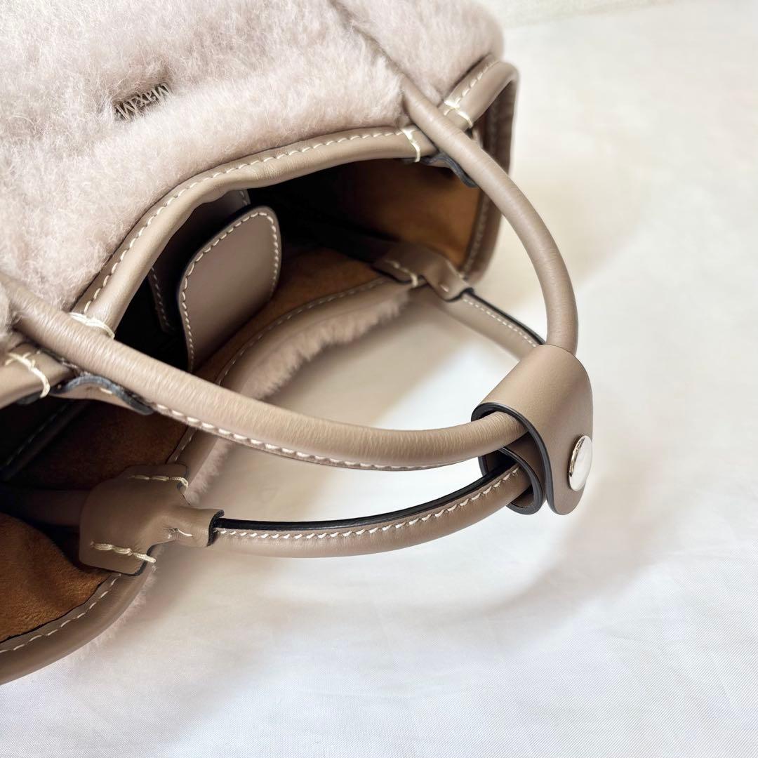 【未使用タグ付】　マックスマーラ　Tマリン　テディベア　バッグ　現行品　ベージュ