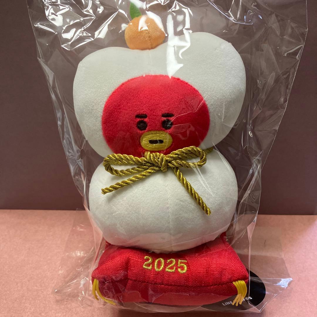 BT21】鏡餅 2025 ぬいぐるみ TATA - メルカリ