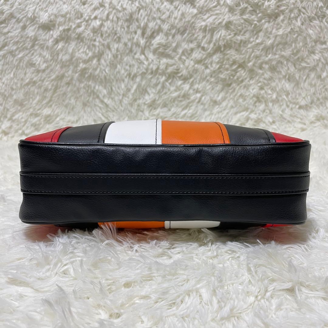 ✨未使用級✨　希少　コムデギャルソン　ハンドバッグ　マルチカラー　レザー