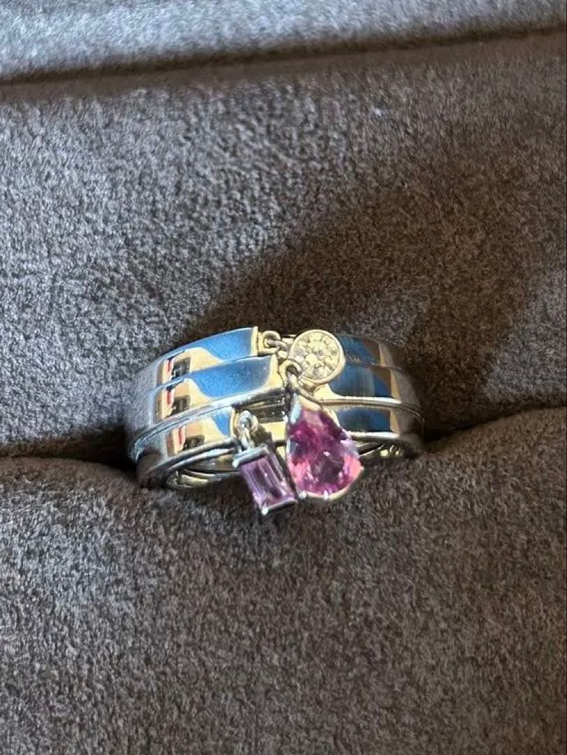 【CHAMET 】ショーメ　フリソン　ピンクサファイア　ダイヤ