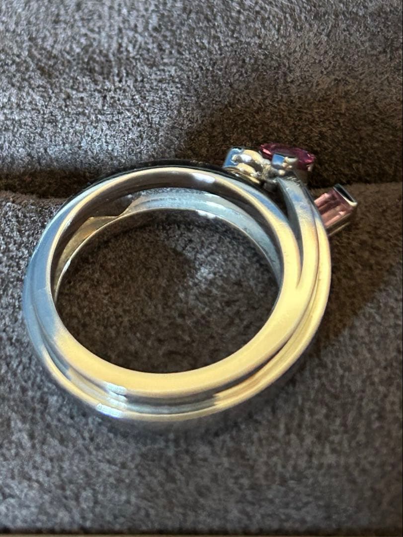 【CHAMET 】ショーメ　フリソン　ピンクサファイア　ダイヤ