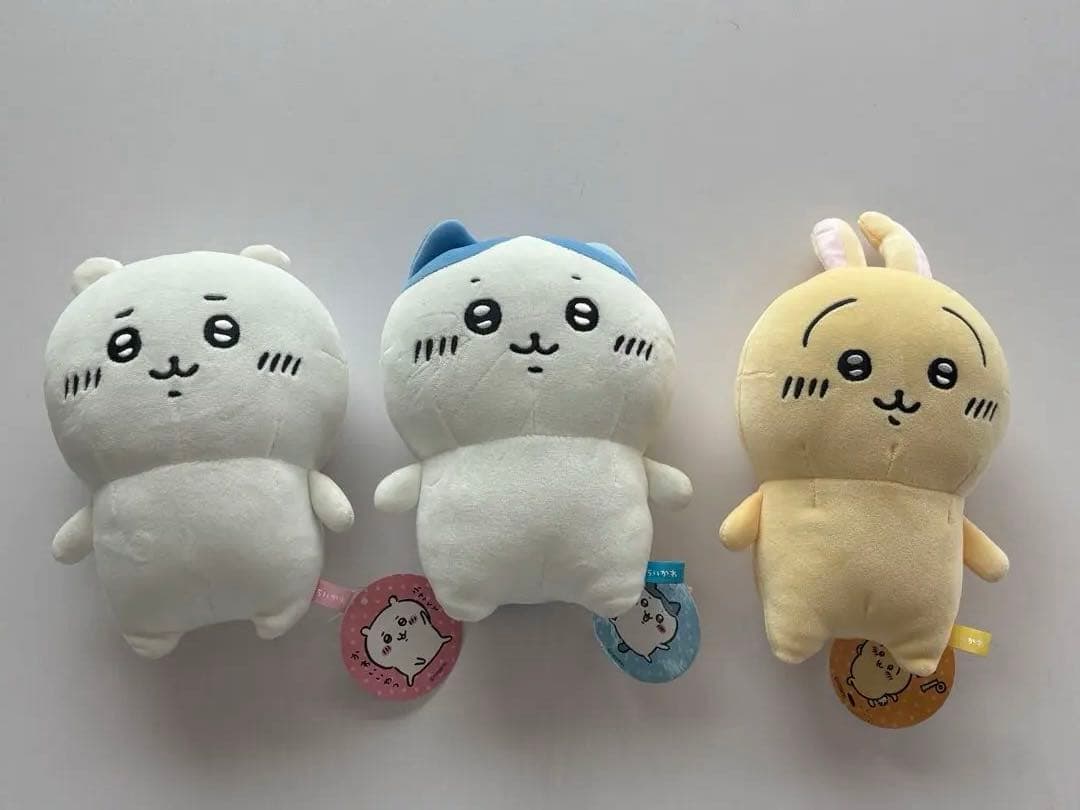 初期》レア ちいかわ ぬいぐるみS ちいかわ、ハチワレ、うさぎセット