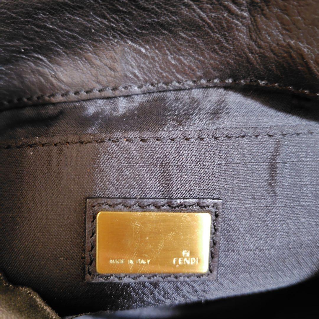 FENDI バゲット パッチワーク FFロゴ レザータイプ