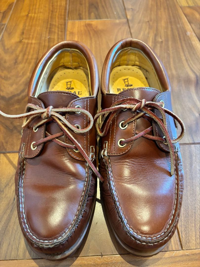 美品　REGAL ブラウン モカシンシューズ 26㎝
