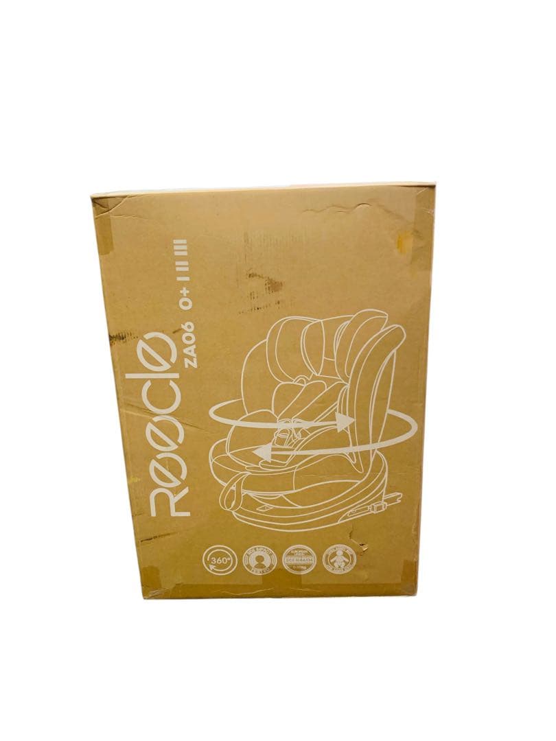 【開封済・未使用】Reecle チャイルドシート ZA06 グレー 360度回転