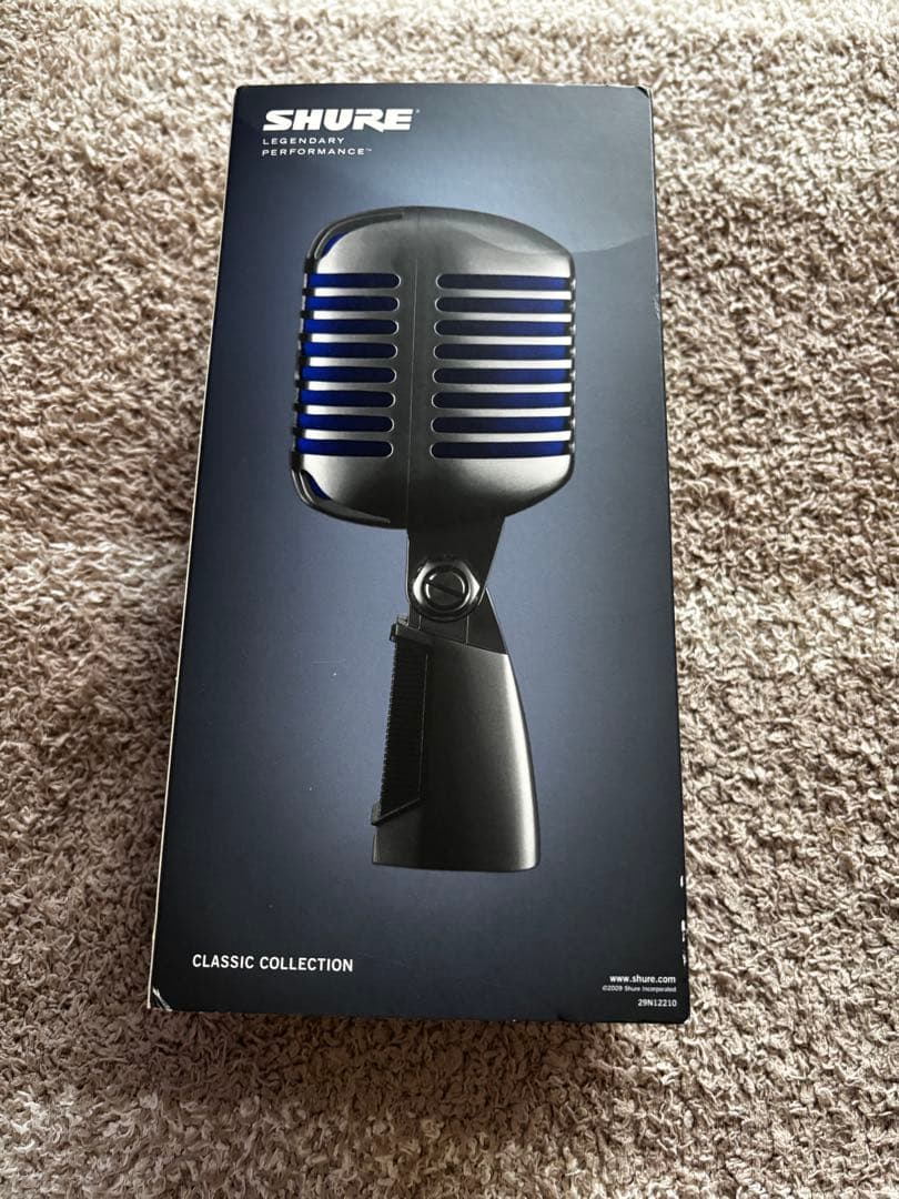 SHURE SUPER55 ダイナミックマイク　ガイコツマイク