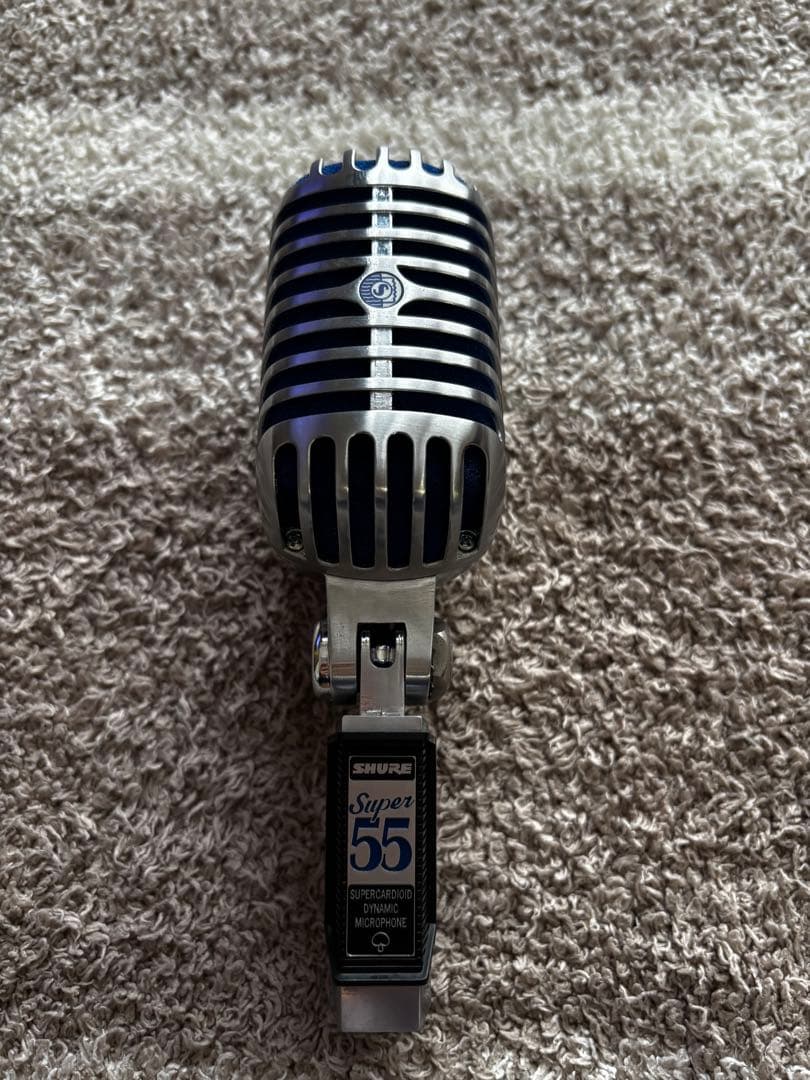 SHURE SUPER55 ダイナミックマイク　ガイコツマイク