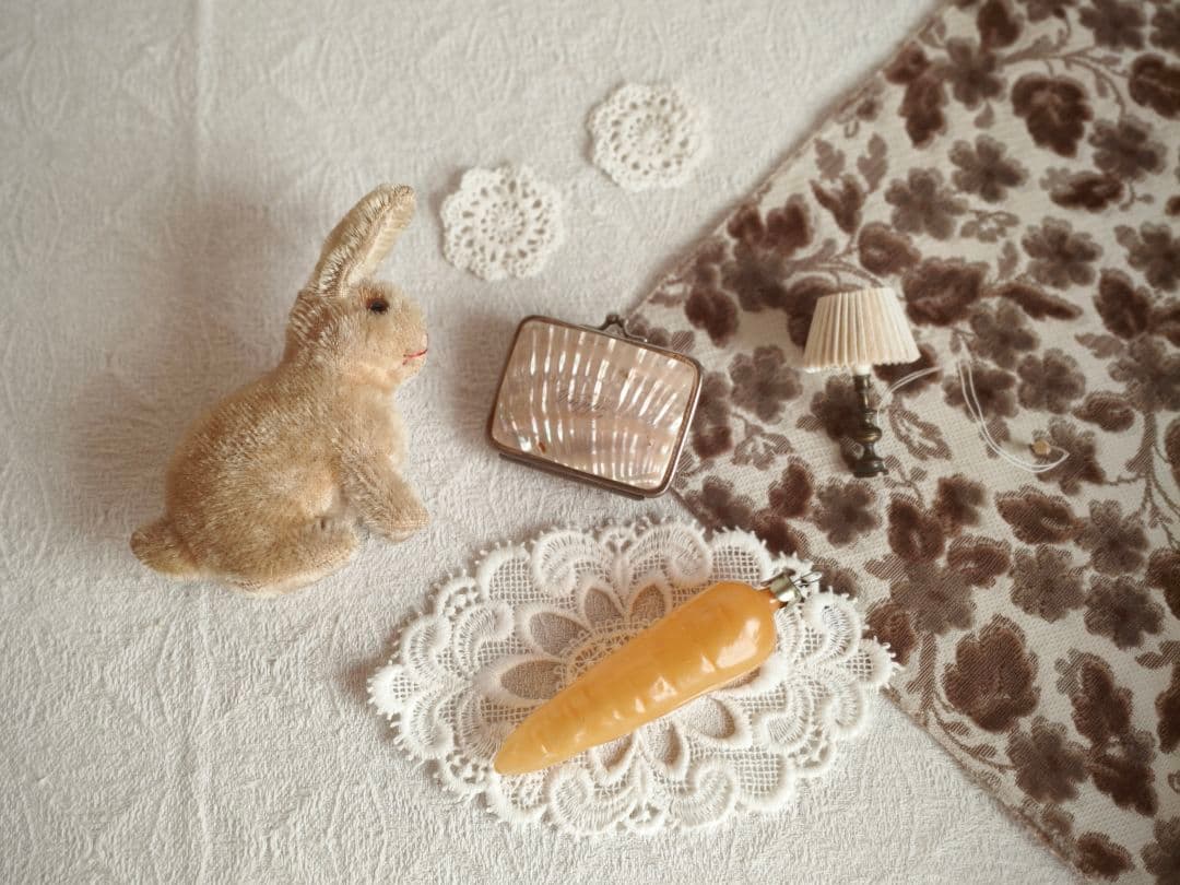 * antique rabbit ୨୧ フォルムの可愛い ウサギさん