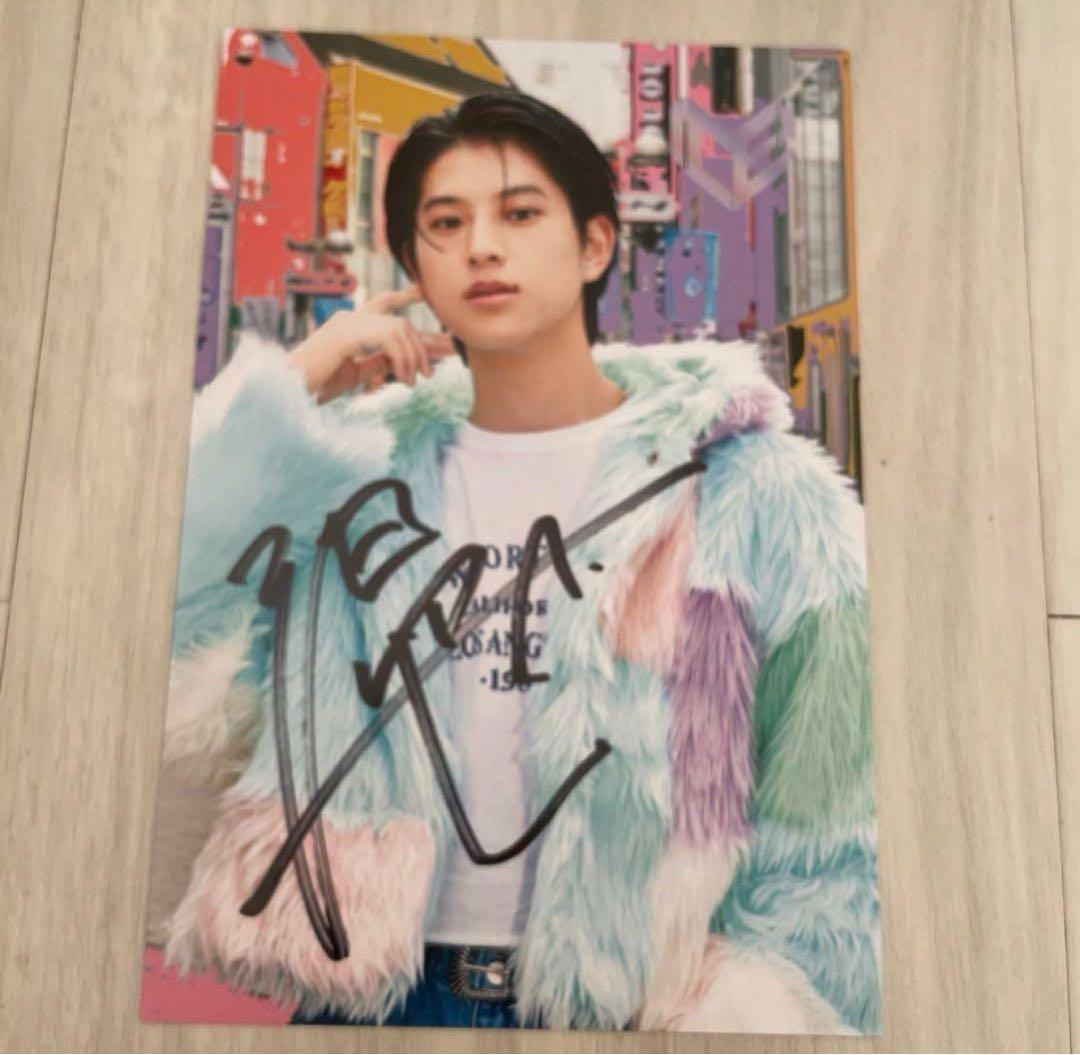 ICEx 阿久根温世 ポストカード サイン入り - メルカリ