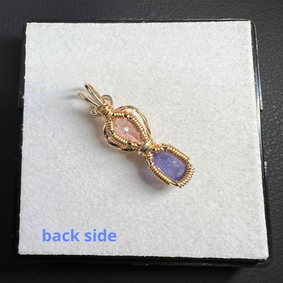 for ランラン様】ピンクトルマリン＆タンザナイト ペンダントトップ 他1点