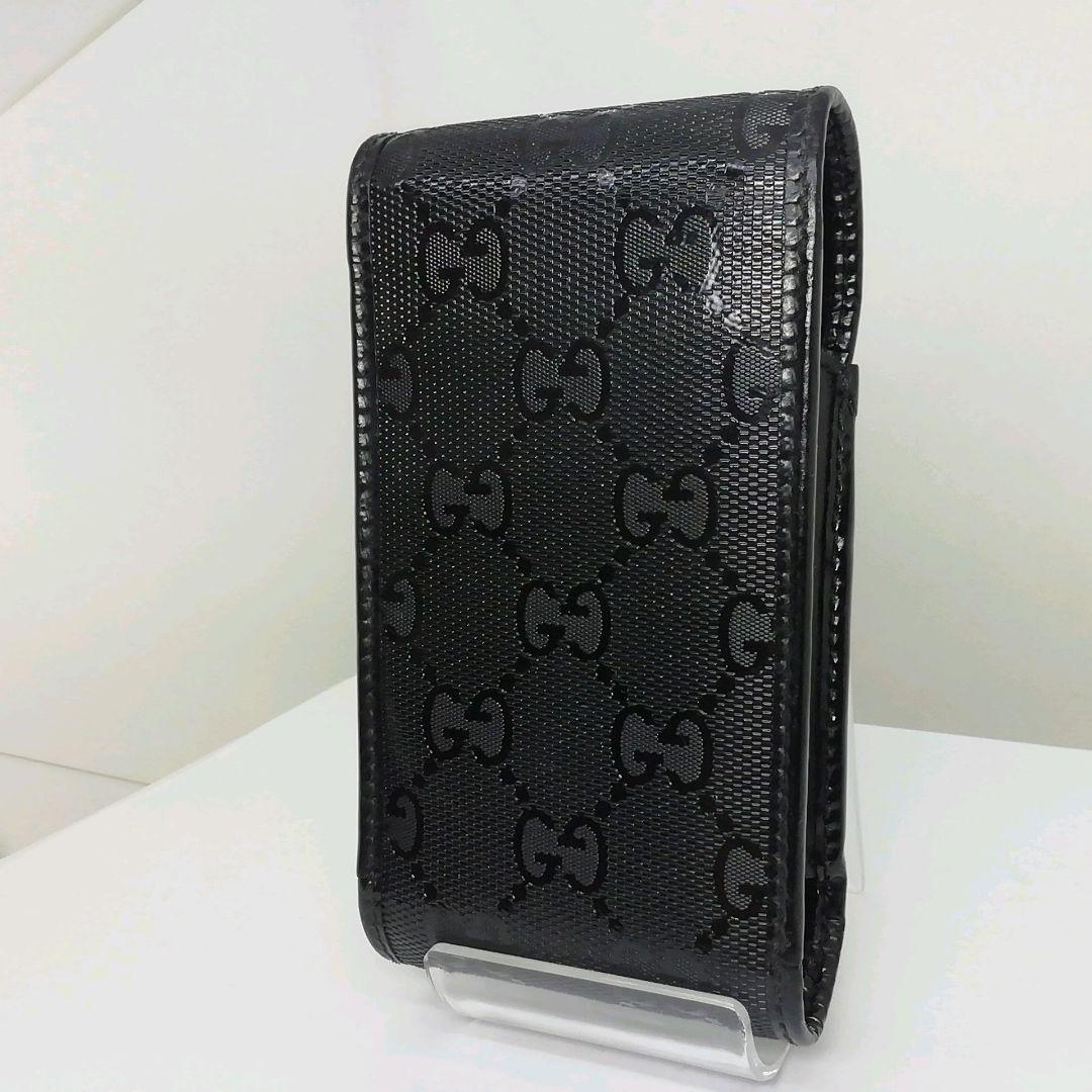 GUCCI　グッチ　インプリメ　ブラック　シガレットケース　タバコ入れ