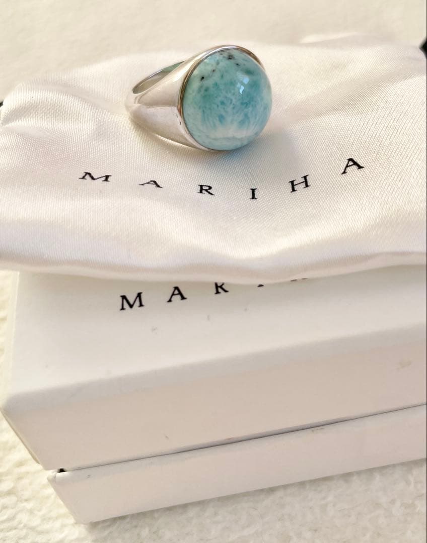 MARIHA マリハSignature Ring ラリマー　ラウンド リング