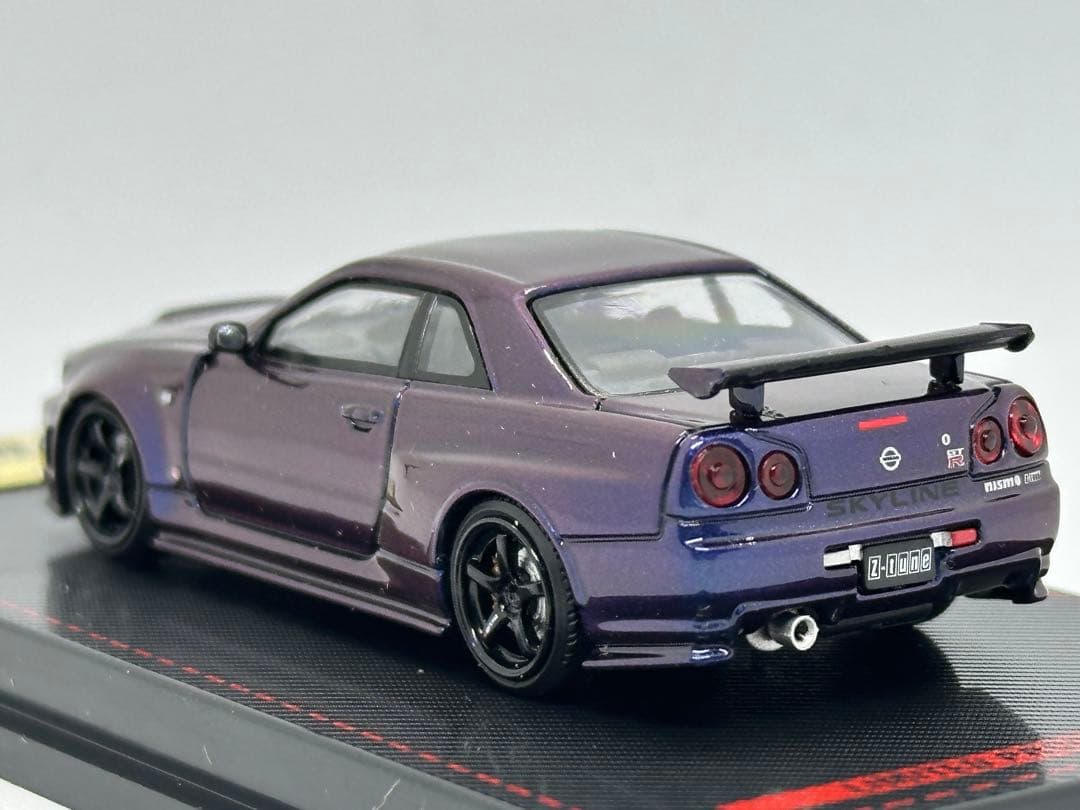 イグニッションモデル R34 GT-R Z-Tune ミッドナイトパープル