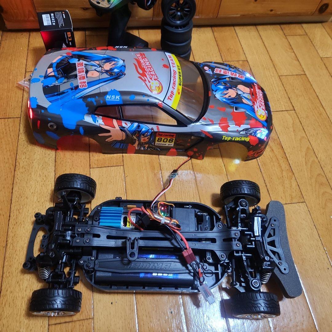 タミヤ ドリフト ラジコン フルセット　TT01 typeE 痛車　　　tt02