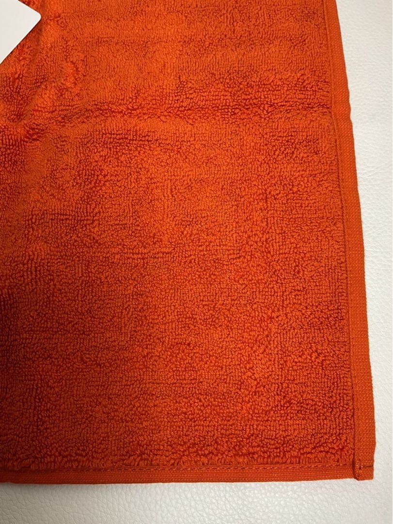 オレンジ パターンタオル 箱付き タオル・バス用品