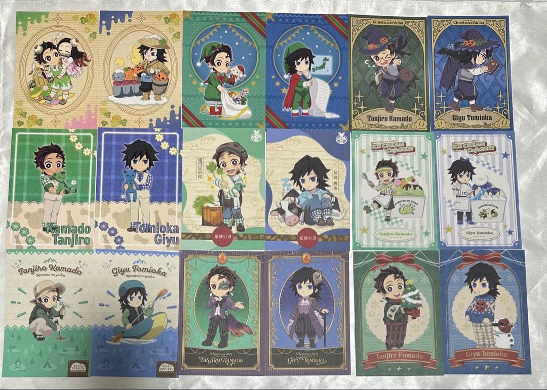 鬼滅の刃 鬼滅カフェ ポストカード 炭治郎 義勇 まとめ売り