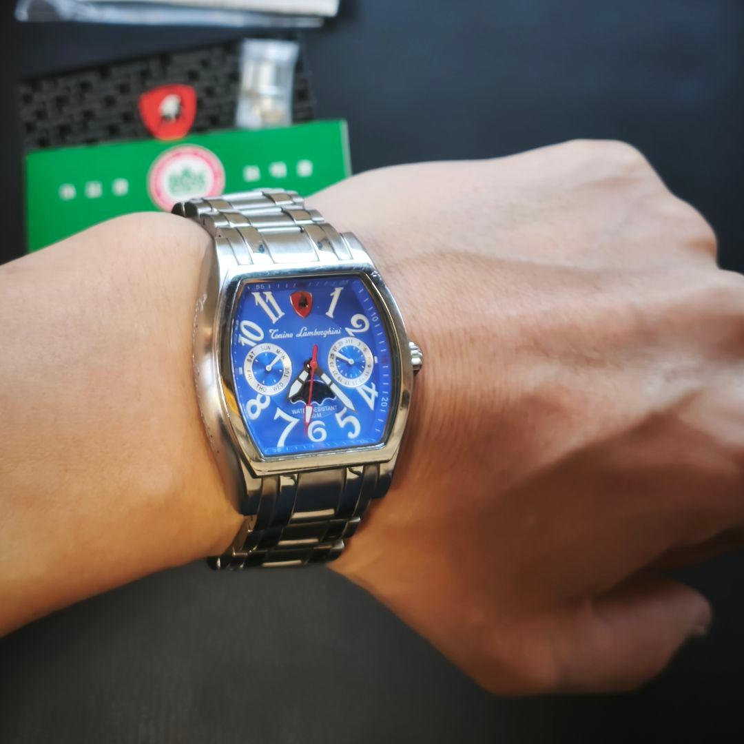 【限定品・完品】トニーノ・ランボルギーニ 腕時計 サン＆ムーン デイデイト 稼働