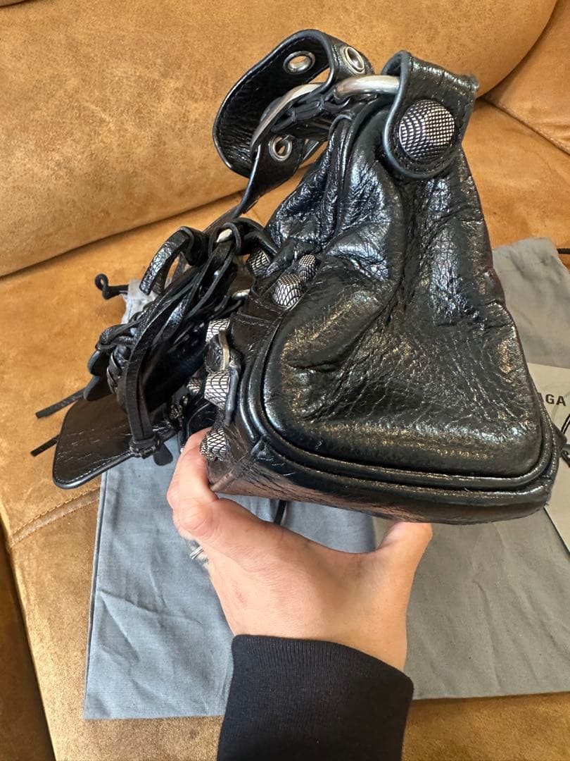 美品Balenciaga Le Cagole ミニボストンバッグ黒