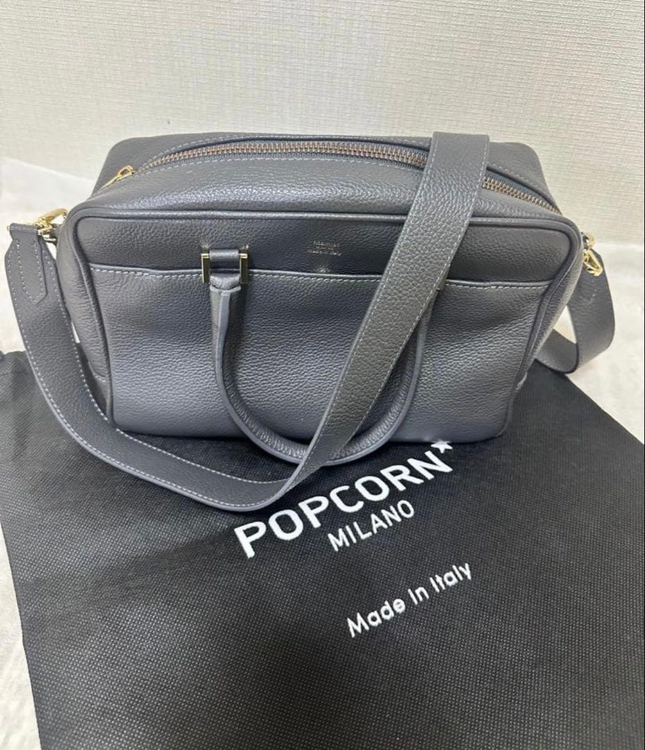 2024 イエナ　マニュエルミラノ　レザーバッグ　ショルダー　　グレー