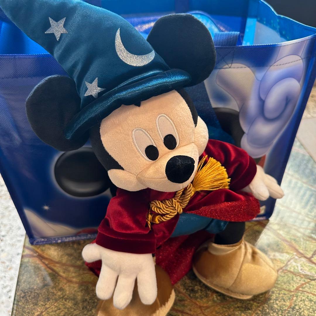 ディズニーストア　ファンタジア ミッキー　ぬいぐるみ&キーチェーン　2点