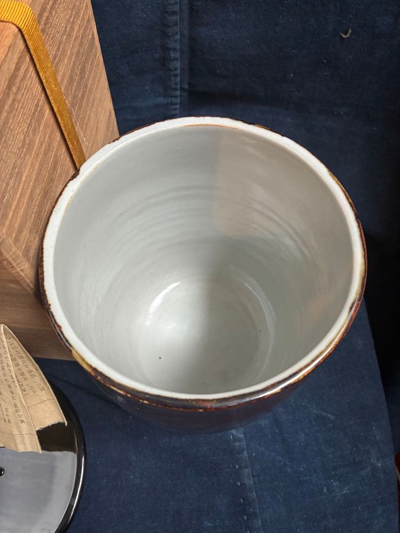 茶道具水指須田菁華三代須田青華傷無し共箱九谷焼