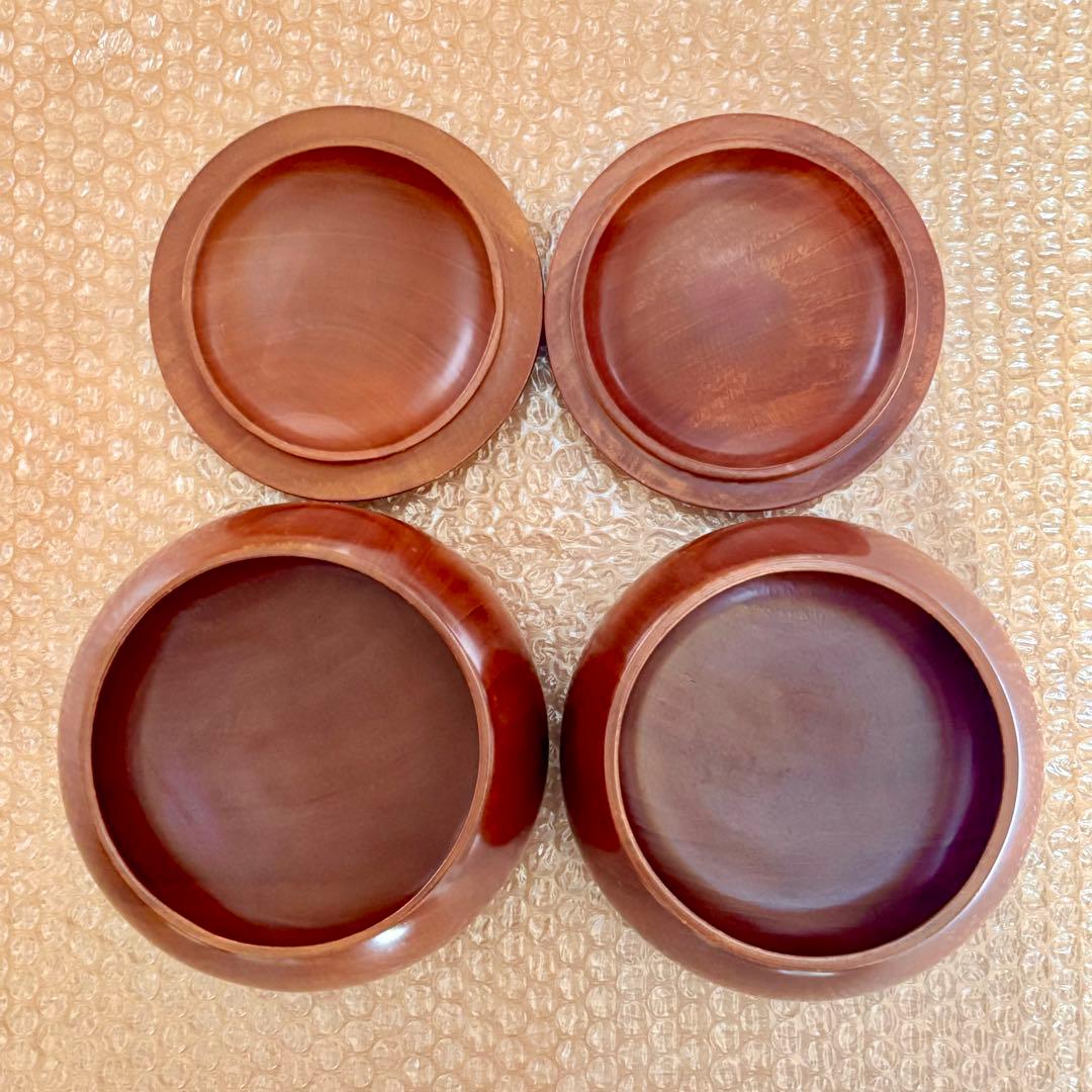 囲碁② 卓上碁盤＋碁笥＋碁石(蛤・那智黒) 33号・月 3点セット