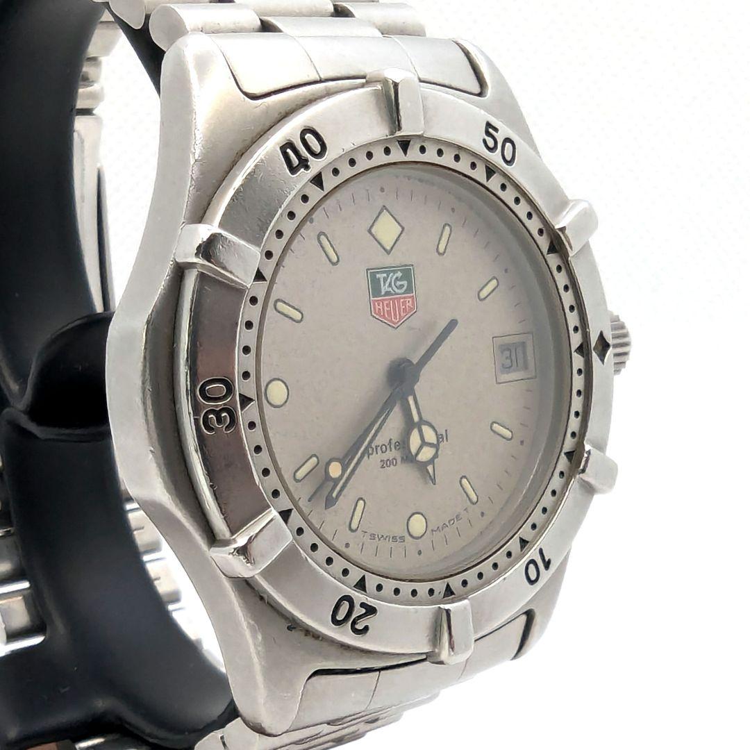 【新品電池交換済】TAG HEUER プロフェッショナル ホワイト文字盤 腕時計