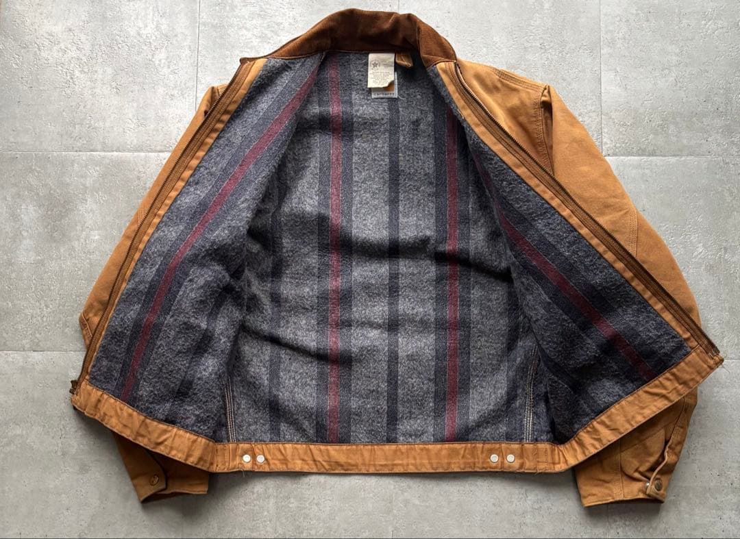 80s USA製 カーハート デトロイトジャケット 100周年記念 星タグ