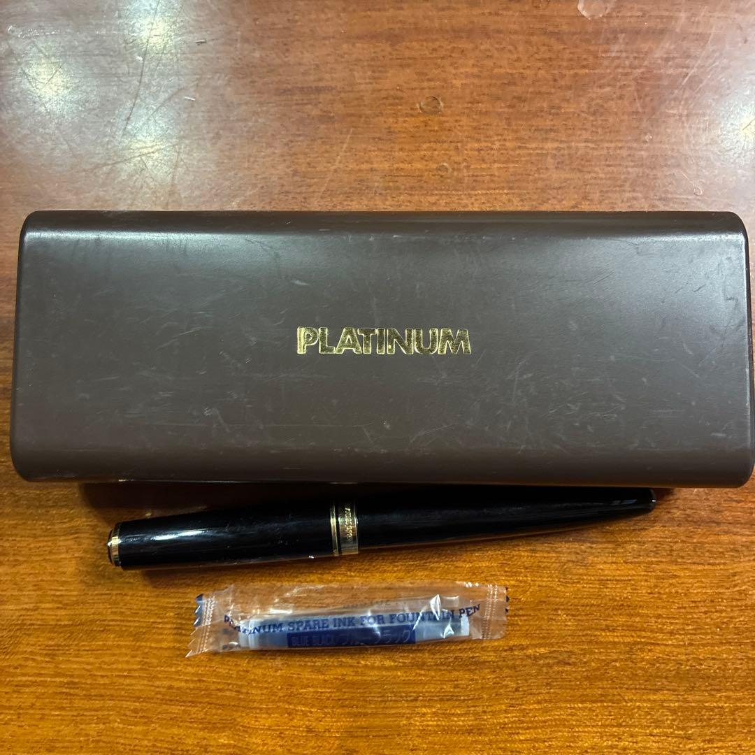 PLATINUM 万年筆 #3776 専用ケース付き
