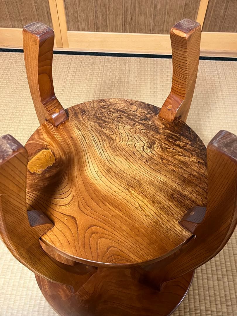 サイドテーブル 2段 丸型 曲木 天然木｜サイドテーブル 丸型 北欧」