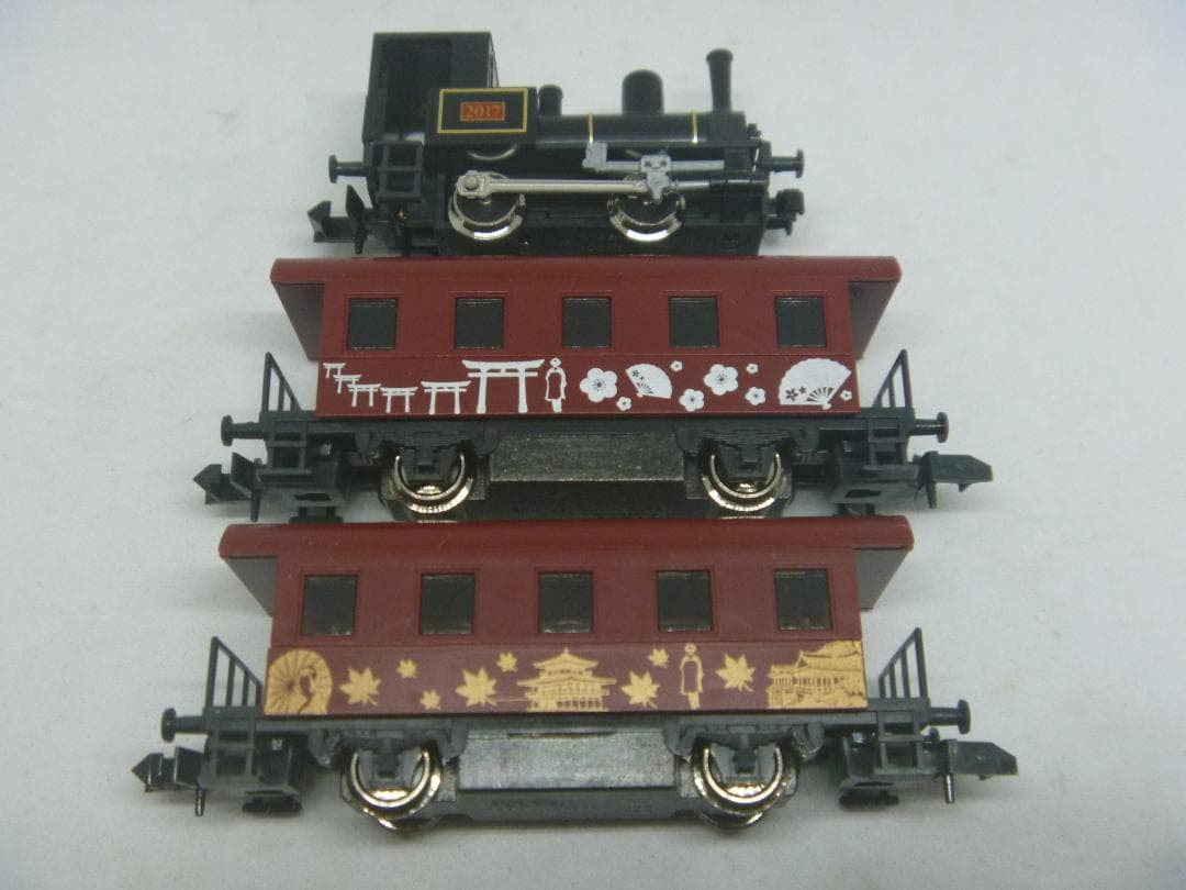 Nゲージ　ポケットライン チビロコセット 京の都のSL列車(KATO)