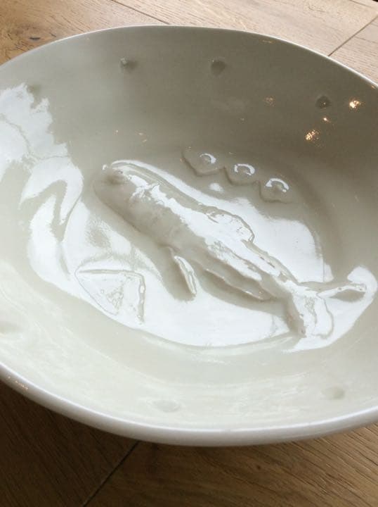 吉川千香子 皿 プレート 白 2枚セット 陶芸作家 吉川千香子 青白磁 皿