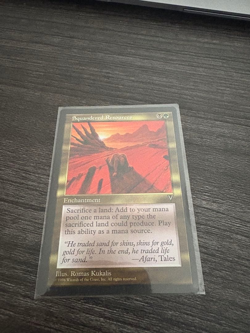 MTG 資源の浪費 Squandered Resources 英語