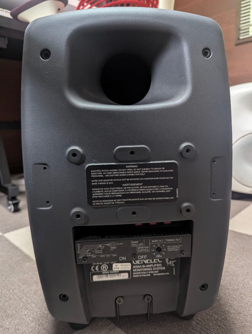 お買い得 美品 GENELEC 8050A ペア モニタースピーカー